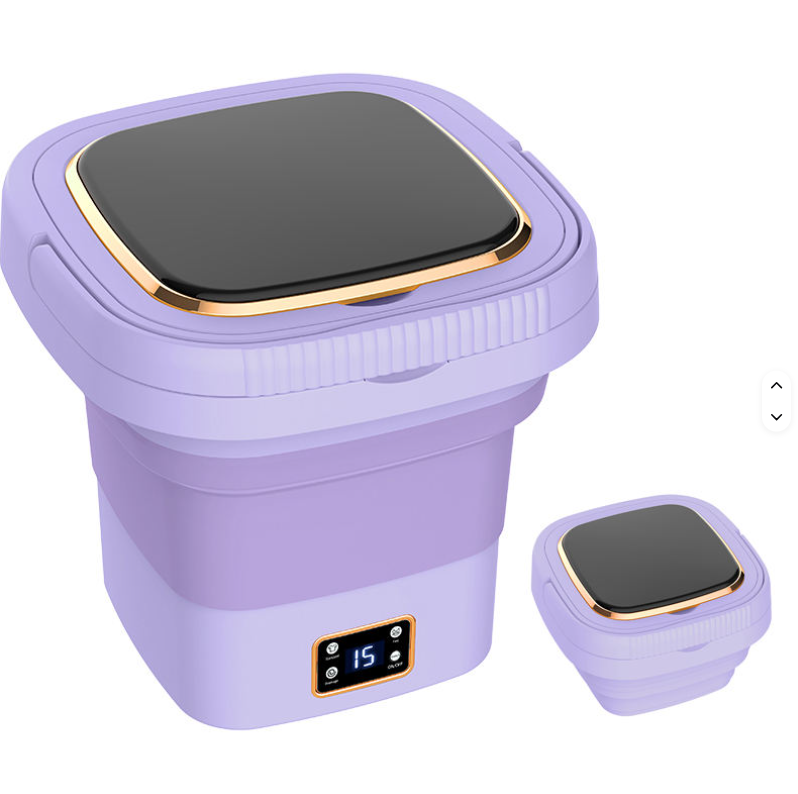 LX1206    Portable Mini Folding Electric Foldable Tub Laundry Washer Washing Machine With Spin Dry